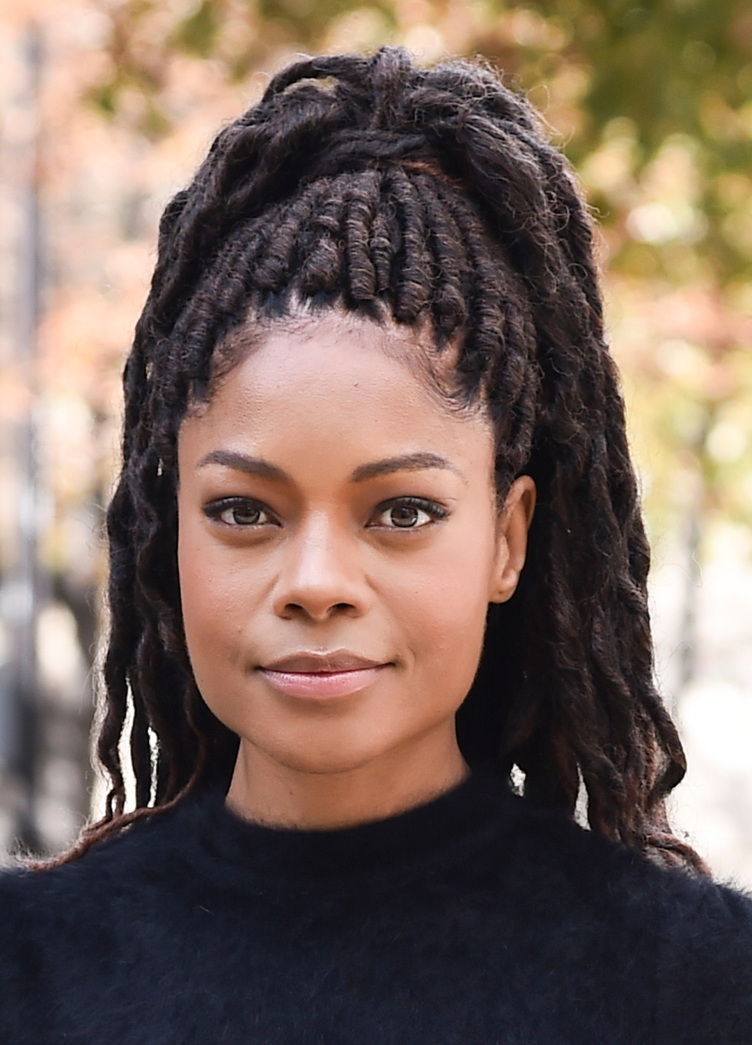 Naomie Harris is seen arriving at Miu Miu show during Paris Fashion Week Womenswear Spring/Summer 2018 on October 3, 2017 in Paris, France