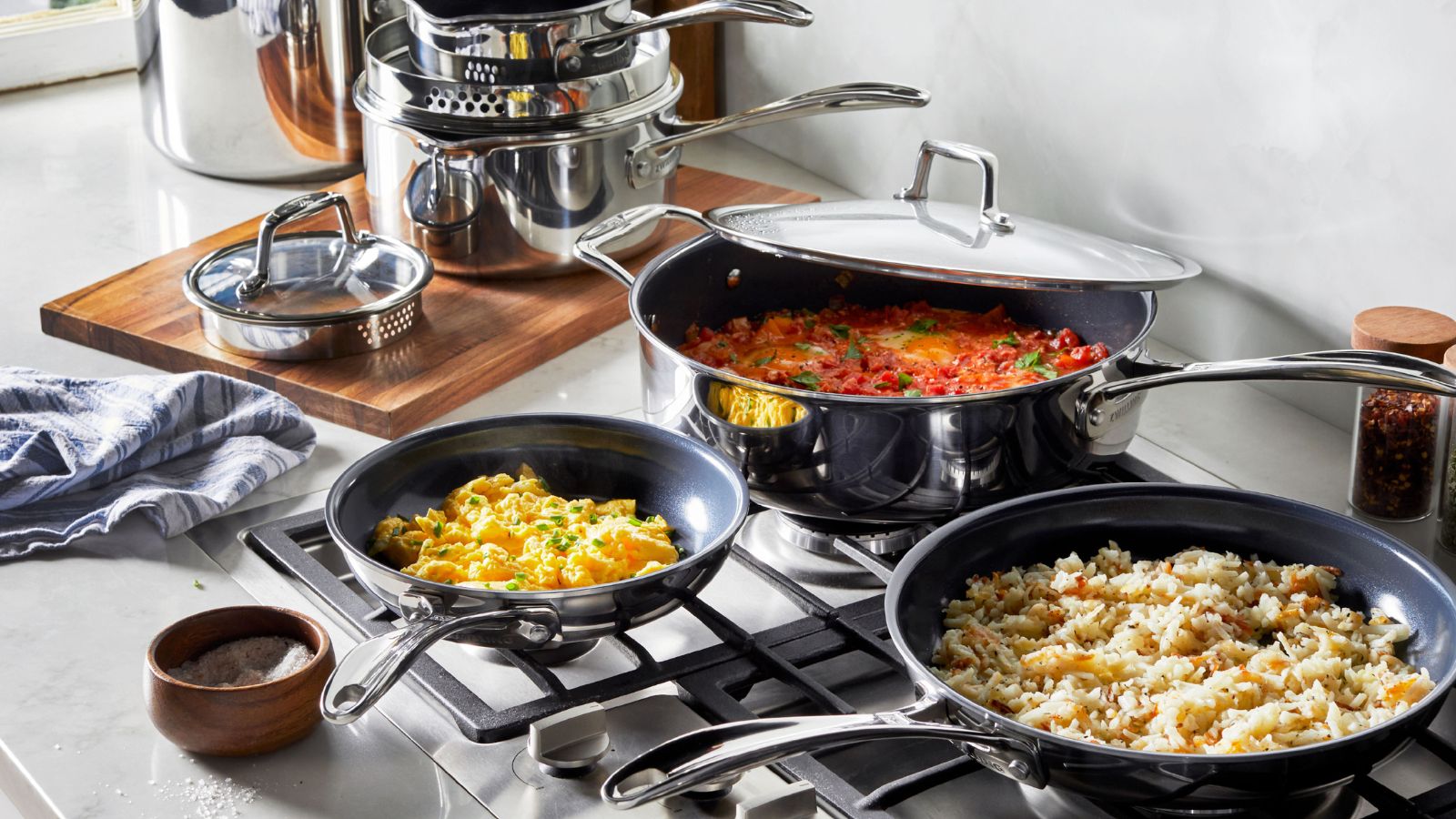Zwilling pots and pans in the cookware holiday sale