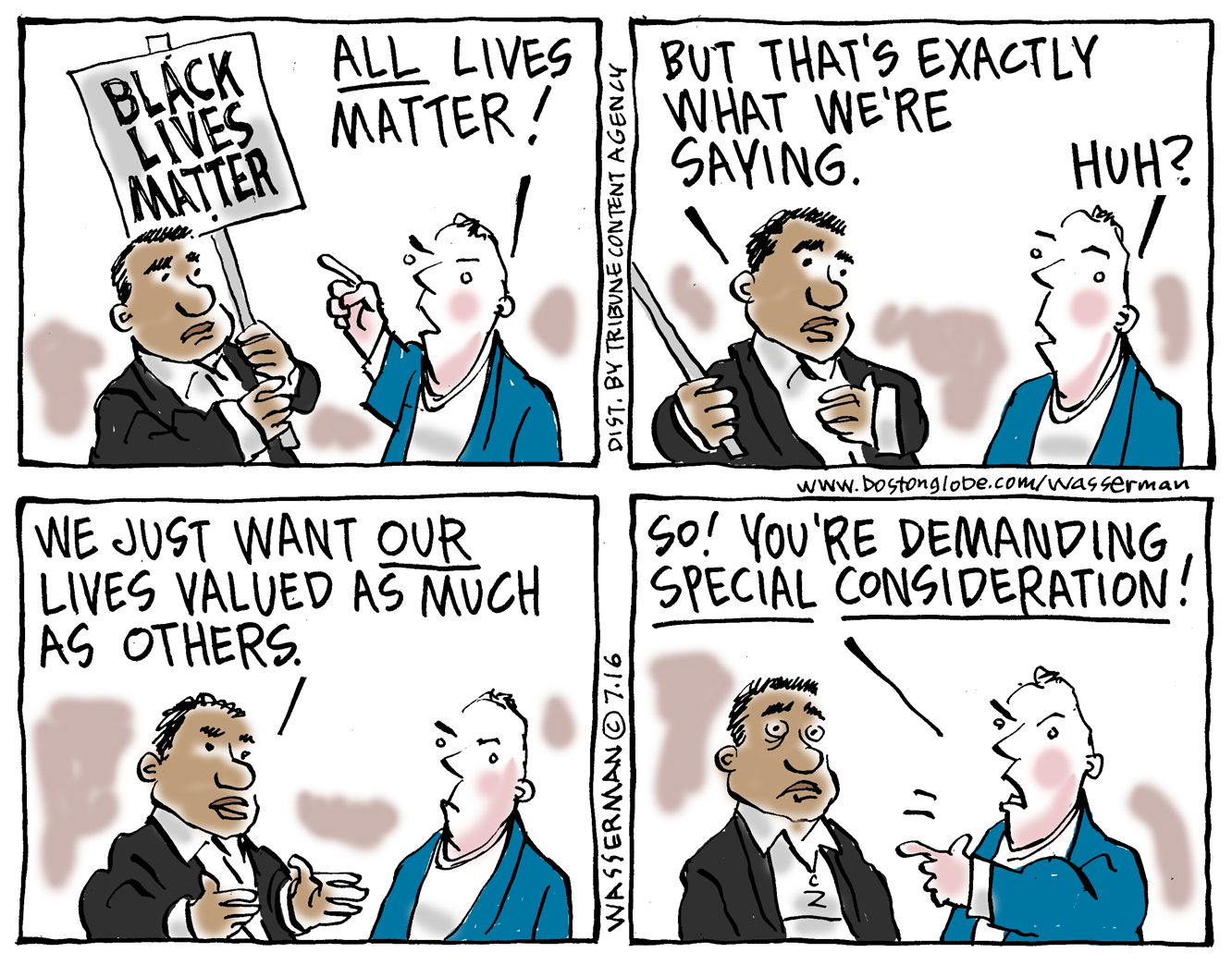 Editorial cartoon U.S. Black Lives Matter | The Week