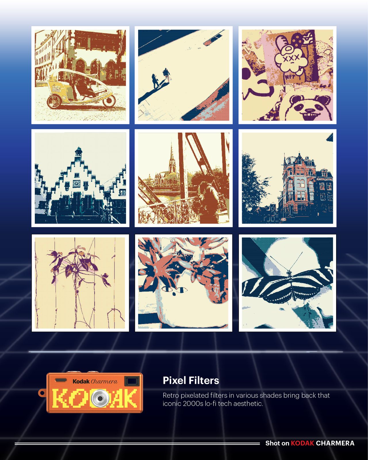 Sample images from the Kodak Charmera Millennium Edition