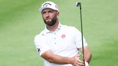 Jon Rahm takes a shot during LIV Golf Korea