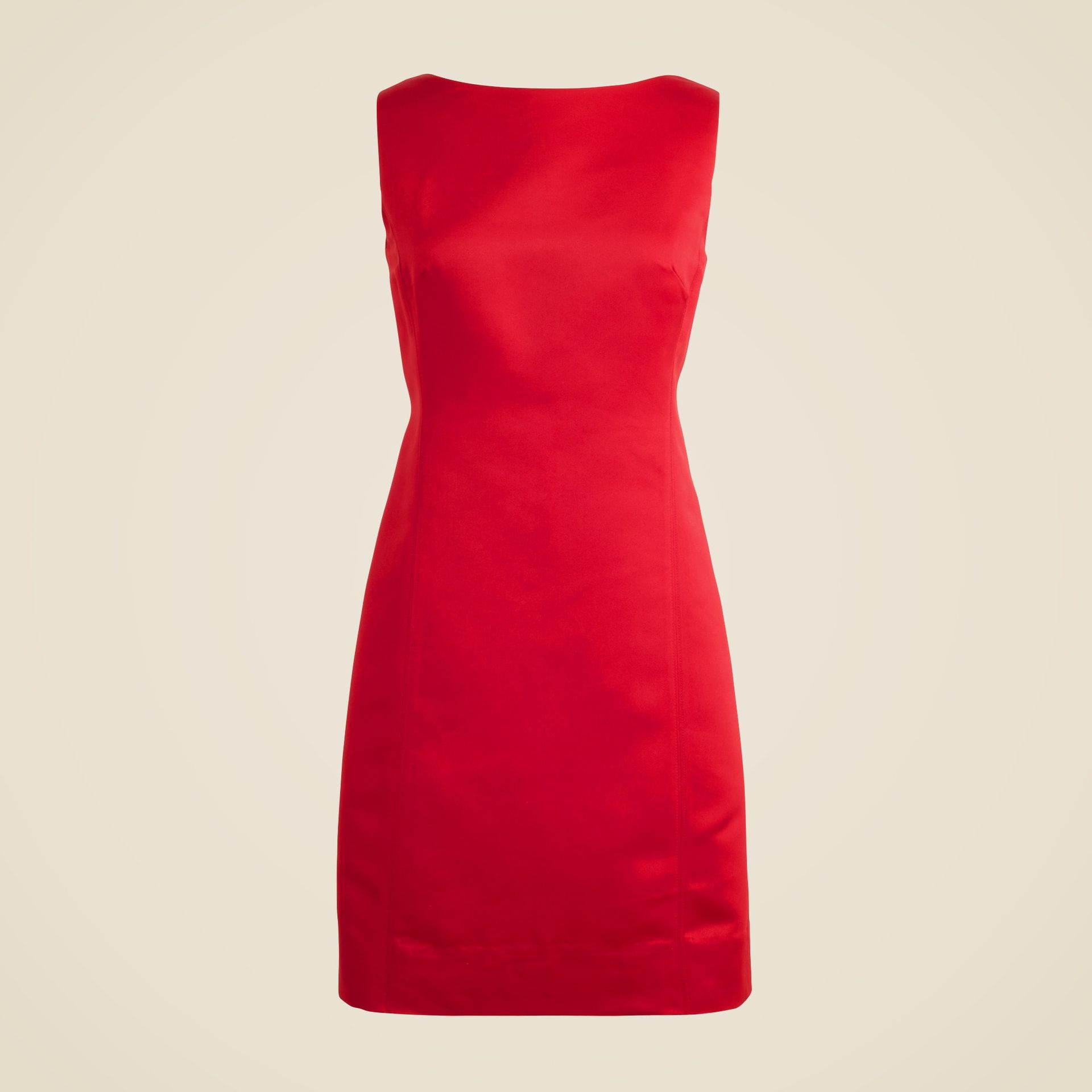 Collection Scoopback Mini Dress in Satin