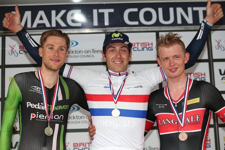 James Gullen, Alex Dowsett and Ryan Perry