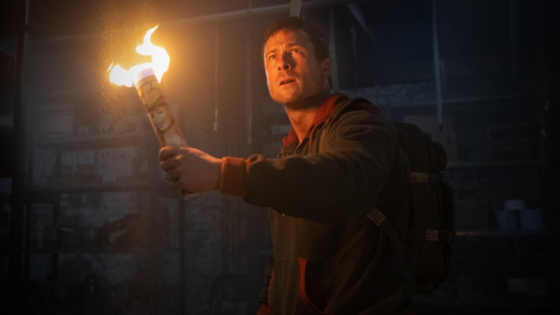 Glen Powell as Ben Richards in The Running Man