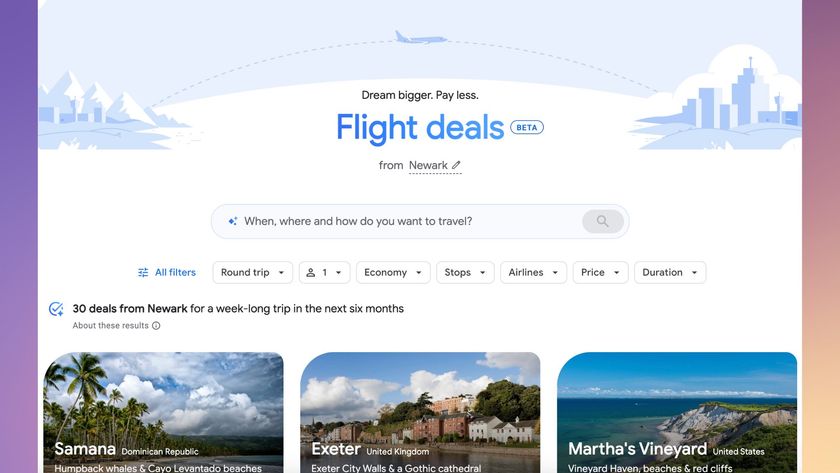 Google Flight Deals website 
