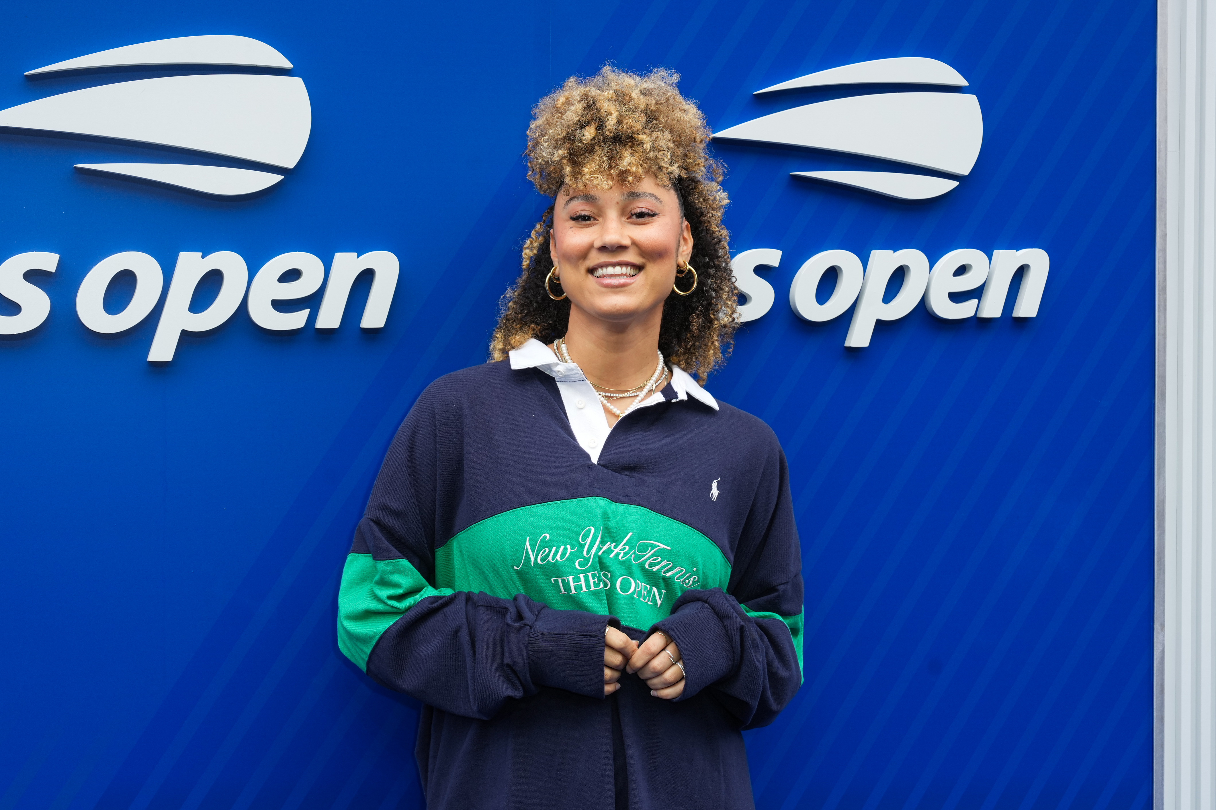 Ally Love attends the US Open Tennis Championship at the USTA Billie Jean King National Tennis Center on September 07, 2025 in New York City
