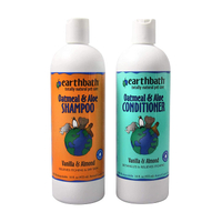 Earthbath Oatmeal and Aloe Natural Pet Shampoo in Vanilla and Almond