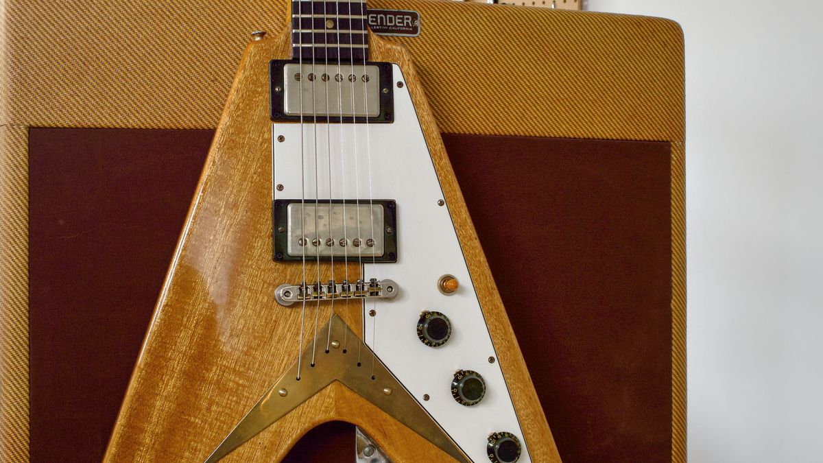 Turning an Epiphone Flying V into a vintage Gibson | Guitar World