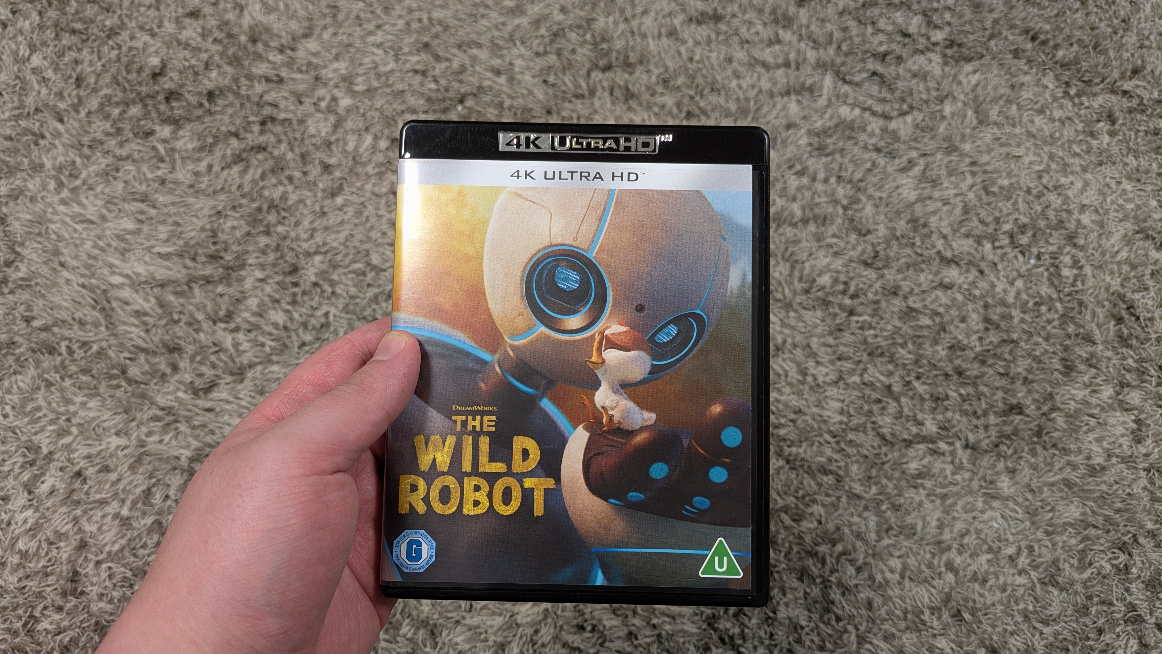 The Wild Robot 4K Blu-ray case and cover 