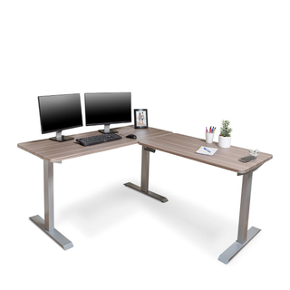BRODAN Electric L Desk on a white background