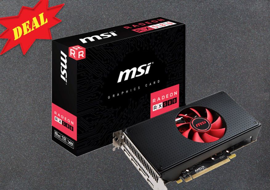 Get an MSI AMD RX 580 for $169, Plus 