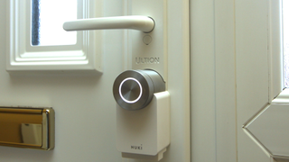 Ultion Nuki Plus fitted on a front door