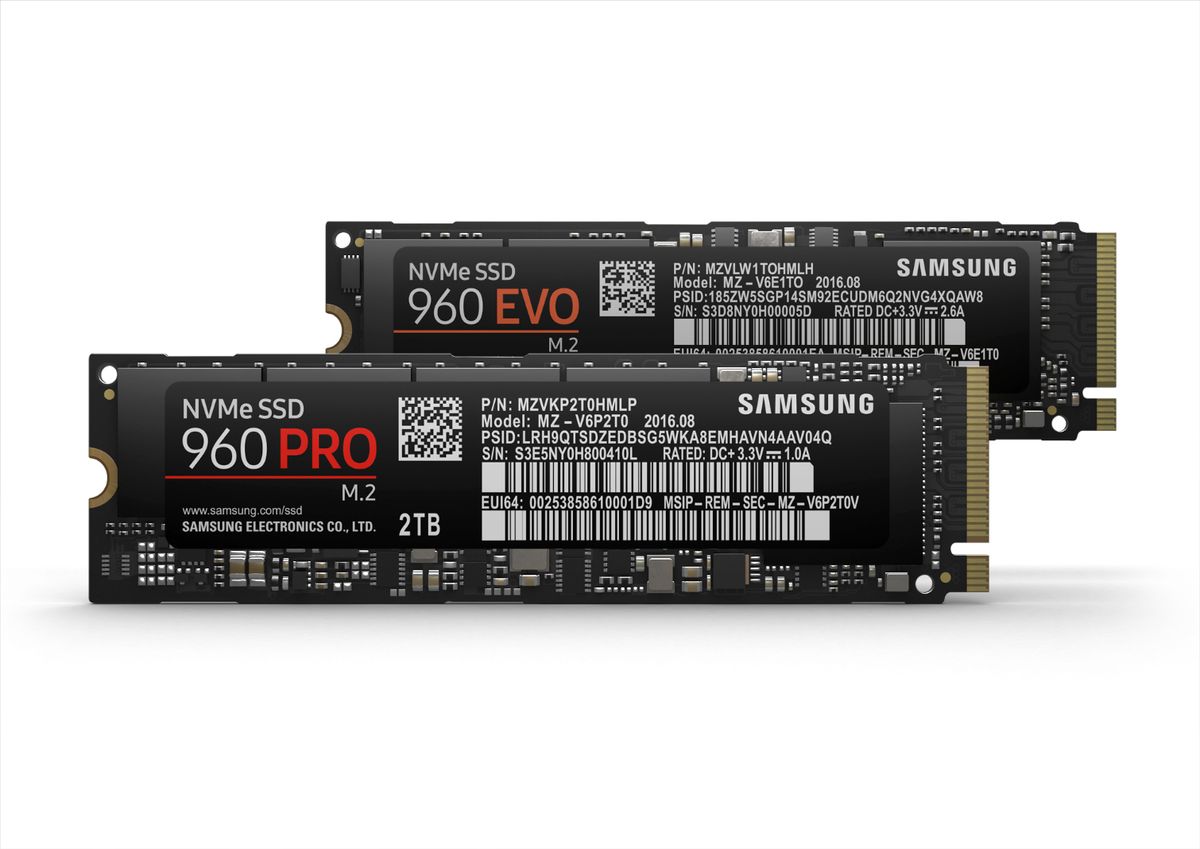 Samsung Announces 960 PRO And 960 EVO M.2 PCIe SSDs