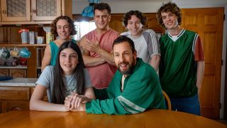 Sunny Sandler, Adam Sandler, Ethan Cutkosky, Maxwell Jacob Friedman, Philip Schneider, Conor Sherry in Happy Gilmore 2.