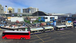 CES 2025 wide shot in Las Vegas