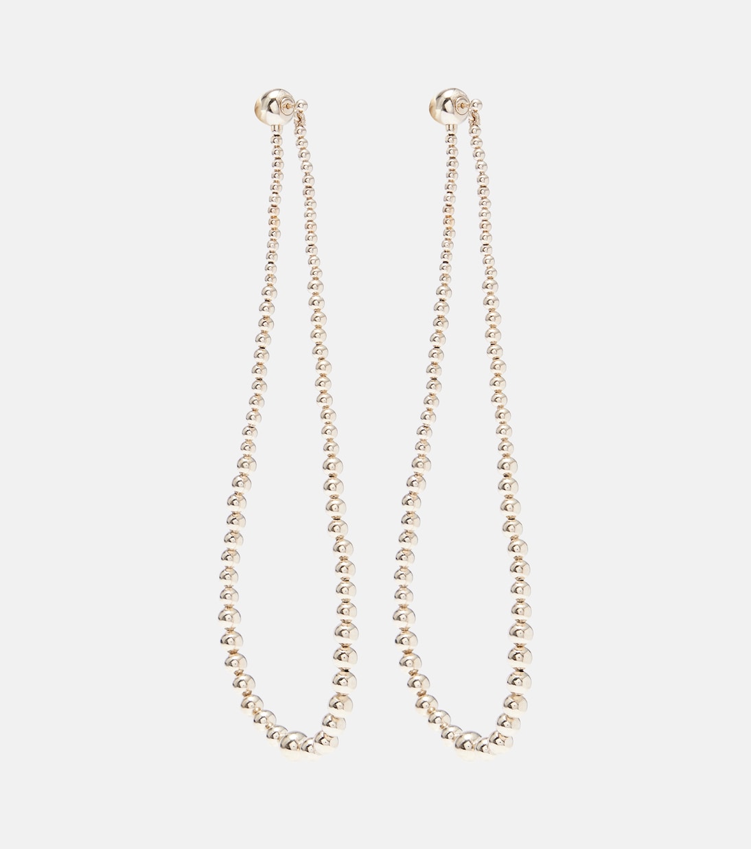 Beaded Drop Earrings in Gold - Alaia