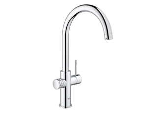 Best boiling water tap for features: Grohe Red Duo Instant Boiling Water Tap