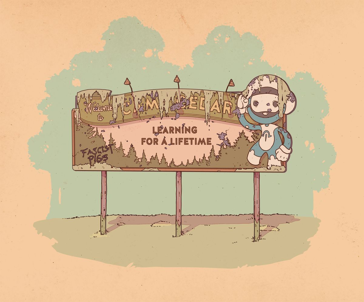 Making Dustborn's art; concept art for a video game