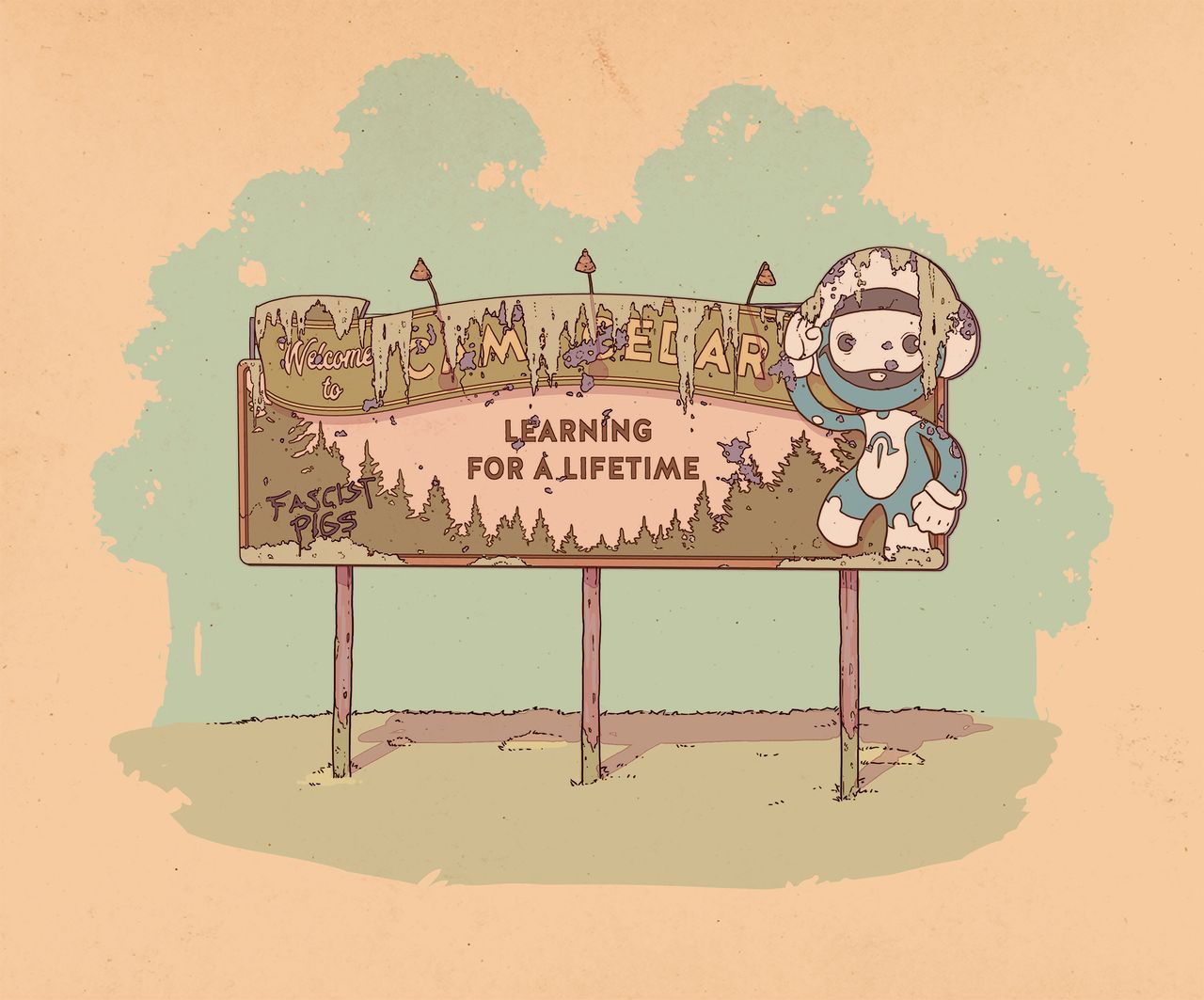 Making Dustborn's art; concept art for a video game