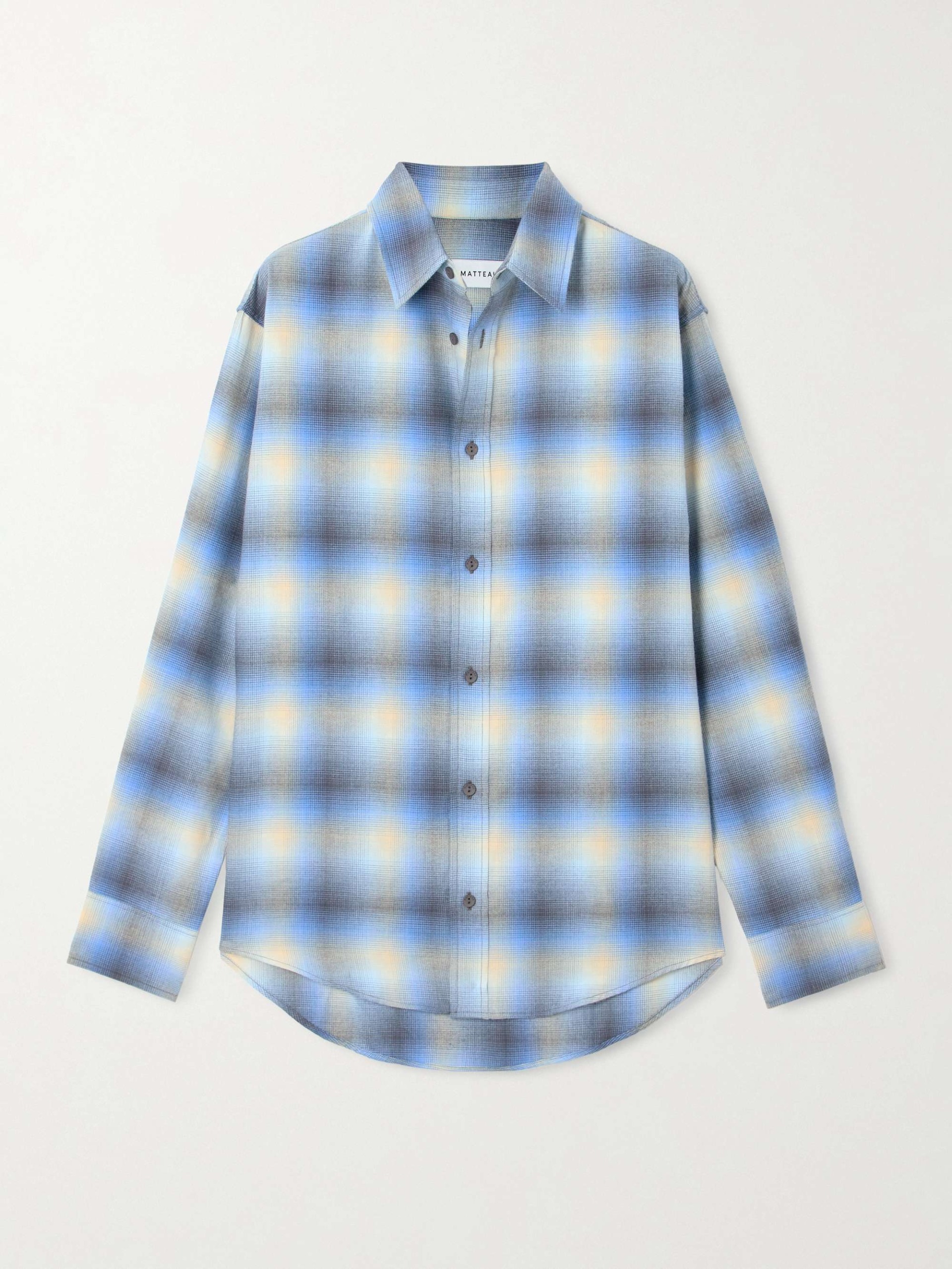 Checked Cotton-Flannel Shirt