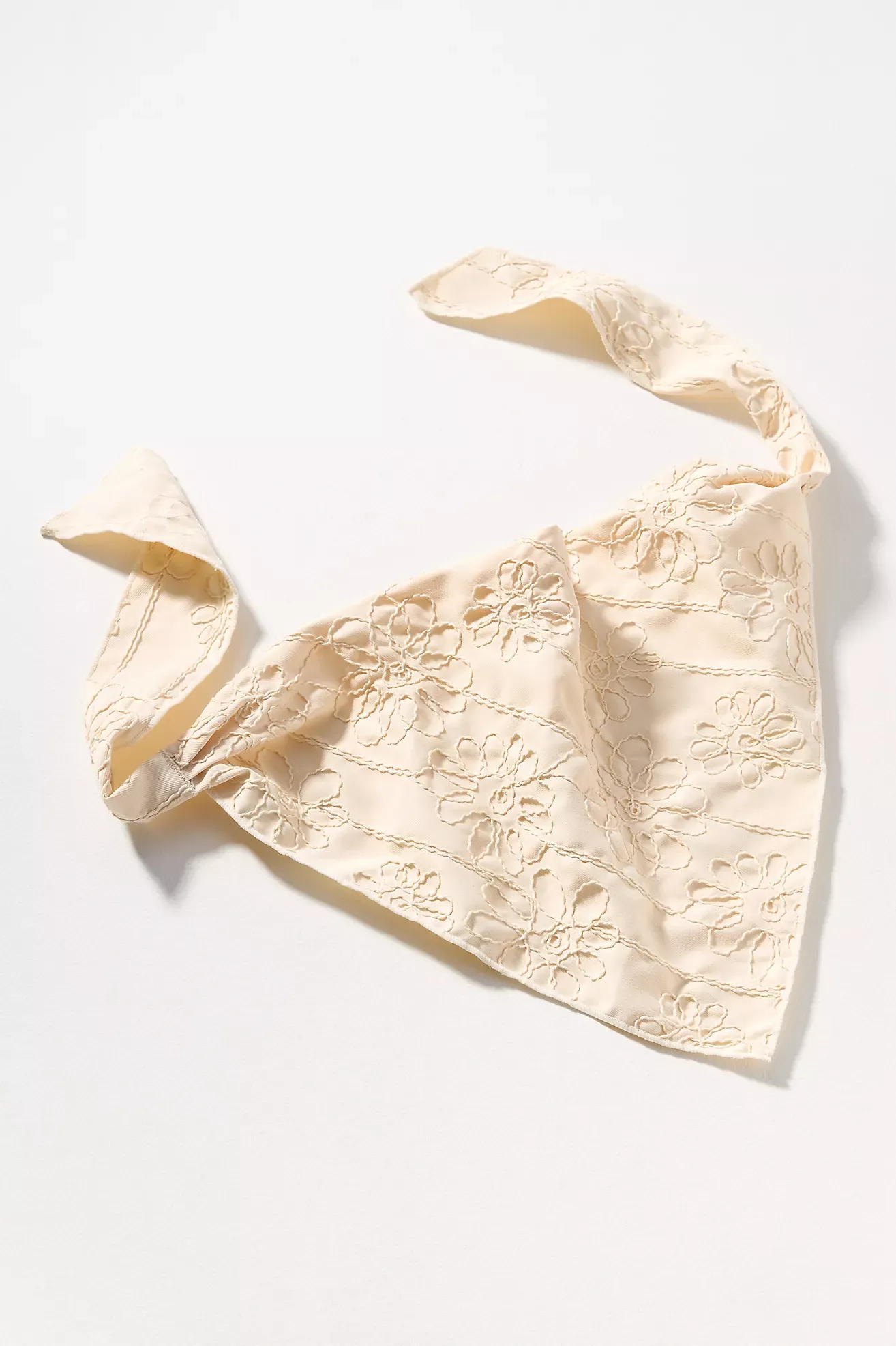 Embroidered Hair Scarf
