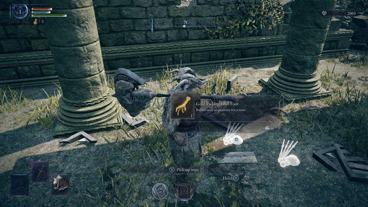 Elden Ring Nightreign rune farm - Gold Pickled Fowl Foot