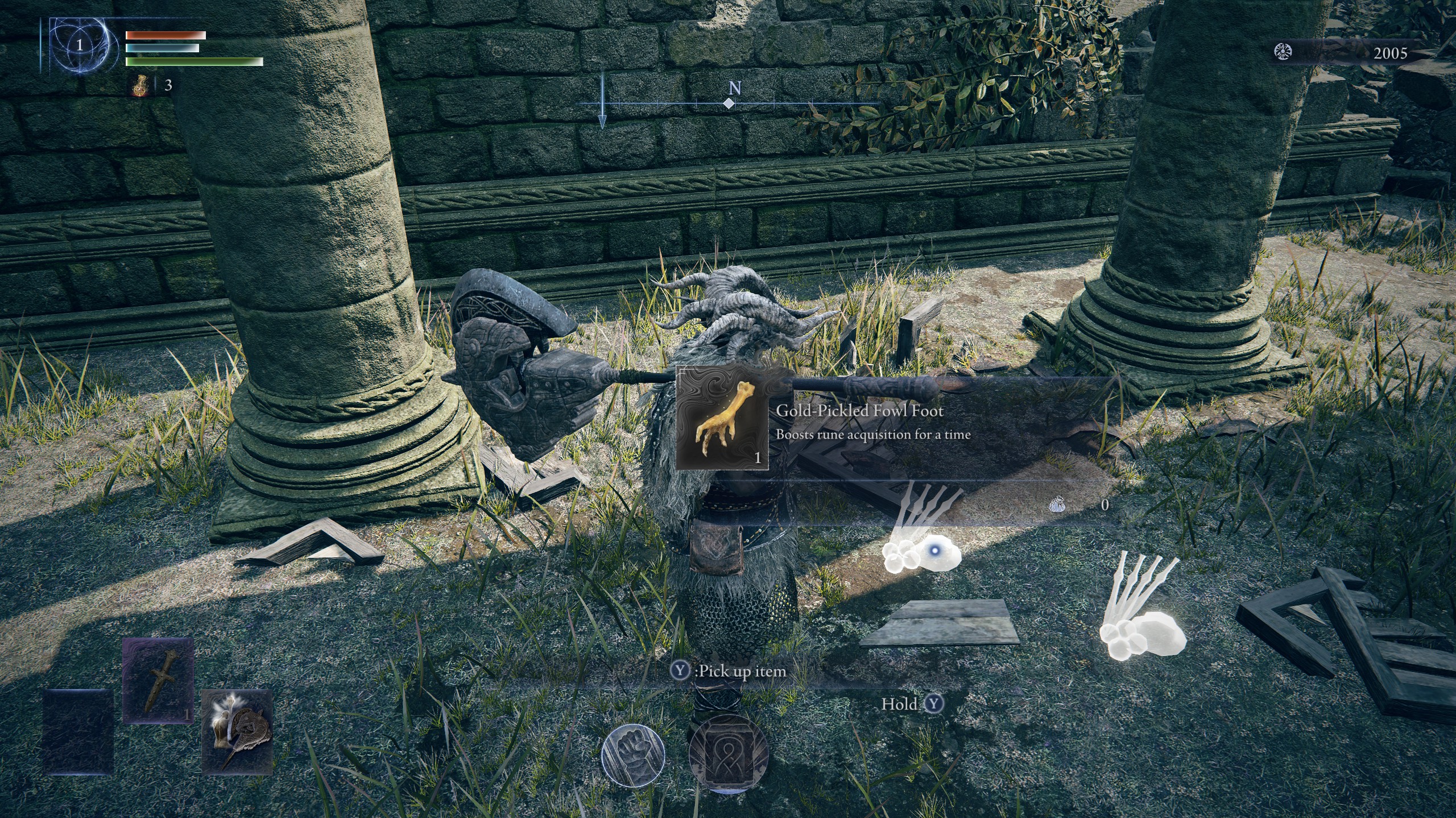 Elden Ring Nightreign rune farm - Gold Pickled Fowl Foot
