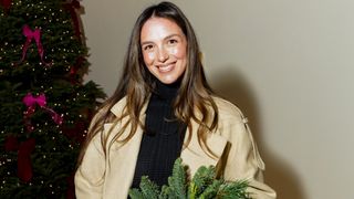 Betina Goldstein attends the Jimmy Choo And C Magazine Host Holiday Cocktail at Hommes & Gardens on December 14, 2022 in Los Angeles, California.