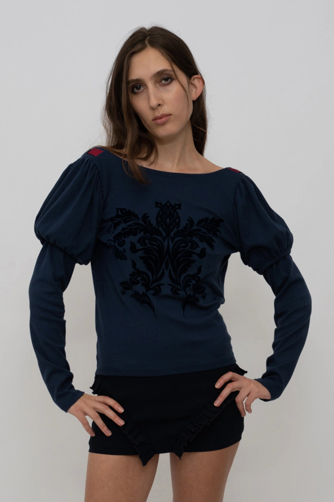 Sashy Top - Navy - Xs