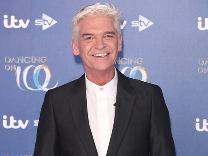 Phillip Schofield attends the Dancing On Ice 2019 photocall at the Dancing On Ice Studio,