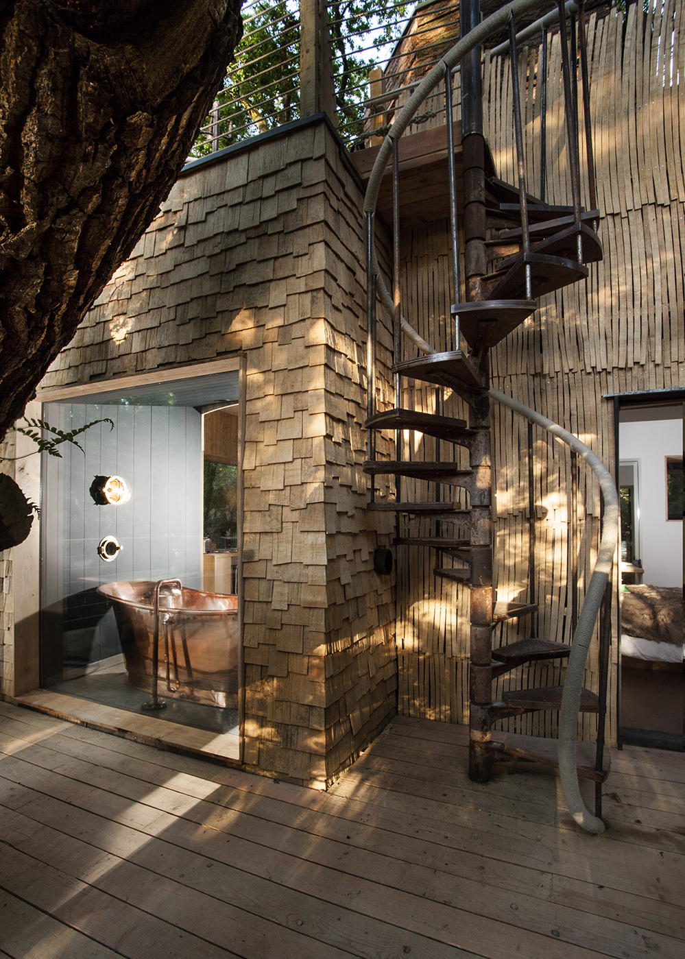 The Woodsman's Treehouse at Mallinson's Woodland Retreat