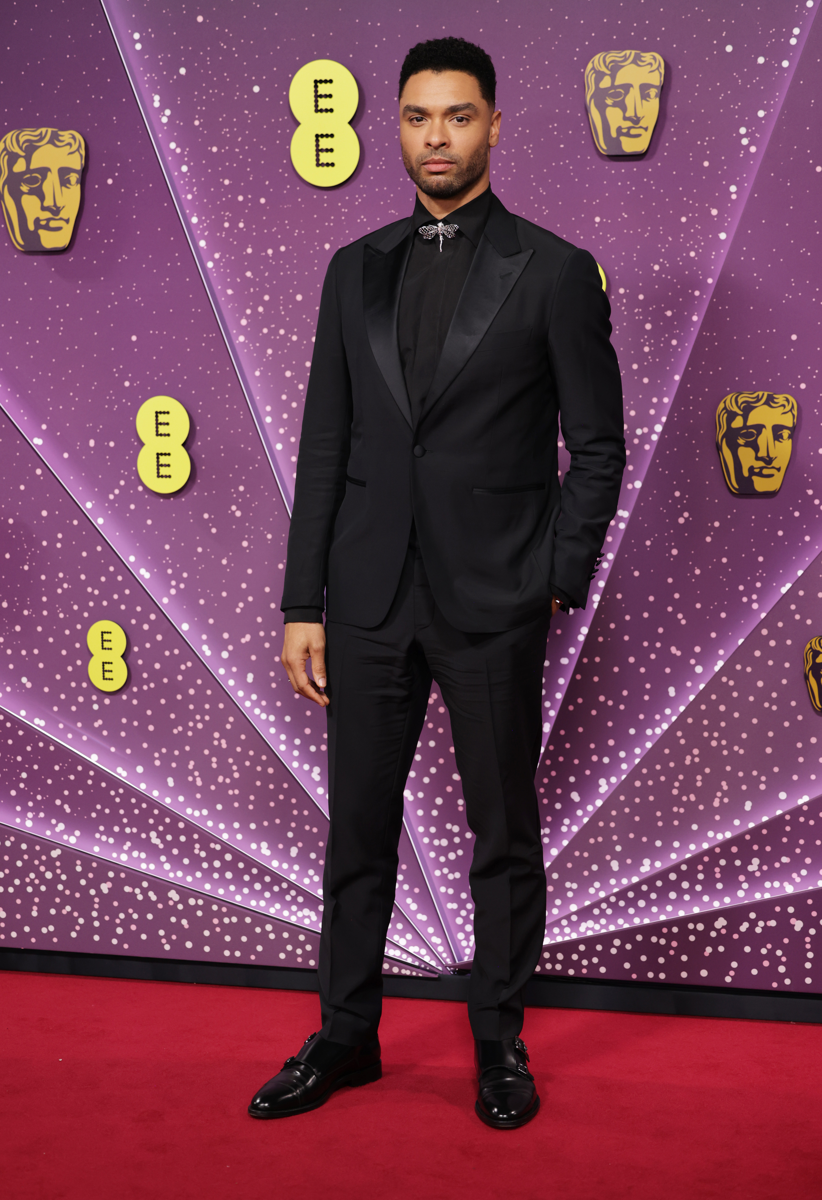 Rege-Jean Page attends the 2026 EE BAFTA Film Awards at The Royal Festival Hall