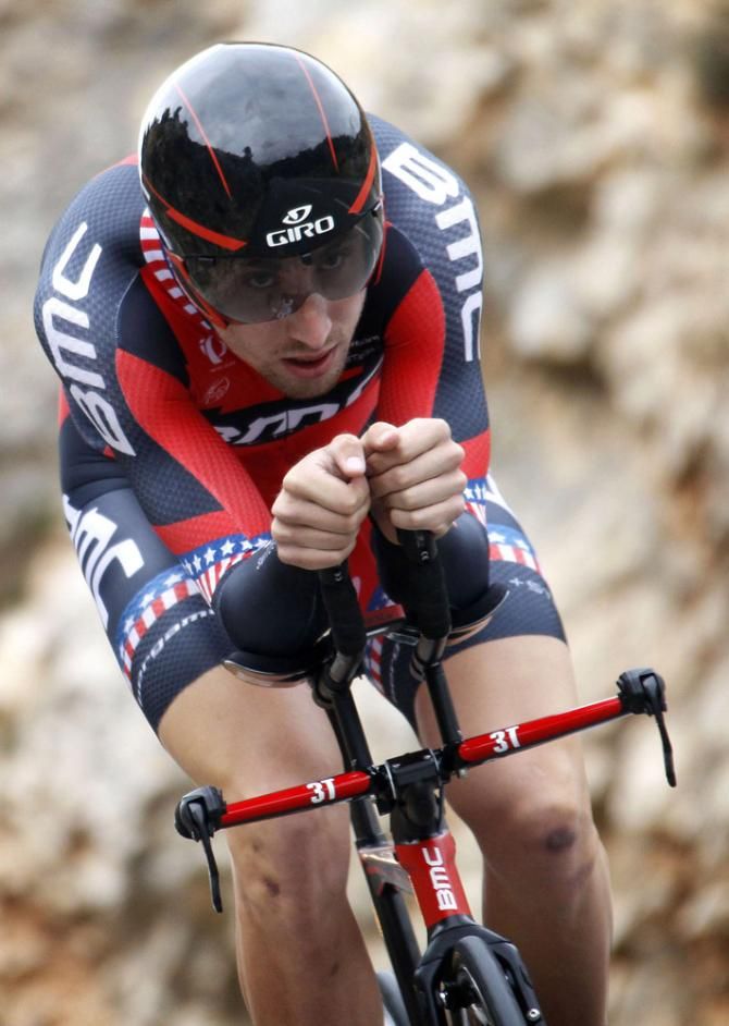 The Tour M&eacute;diterran&eacute;en time trial was a bit too hilly for Taylor Phinney's liking