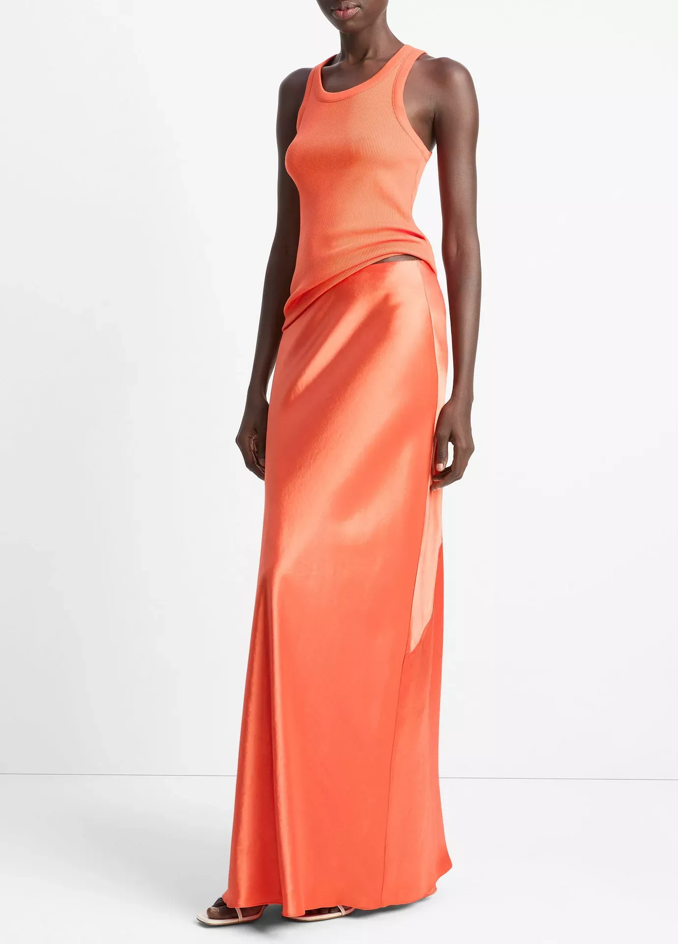 Viince, Satin Maxi Skirt