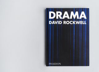 Blue book cover of Drama by David Rockwell
