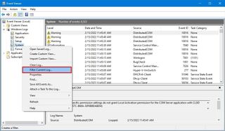 Filter Current Log Event Viewer