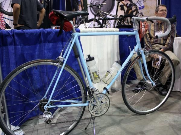 This Coho classic road bike still had dirt on it from a recent ride.