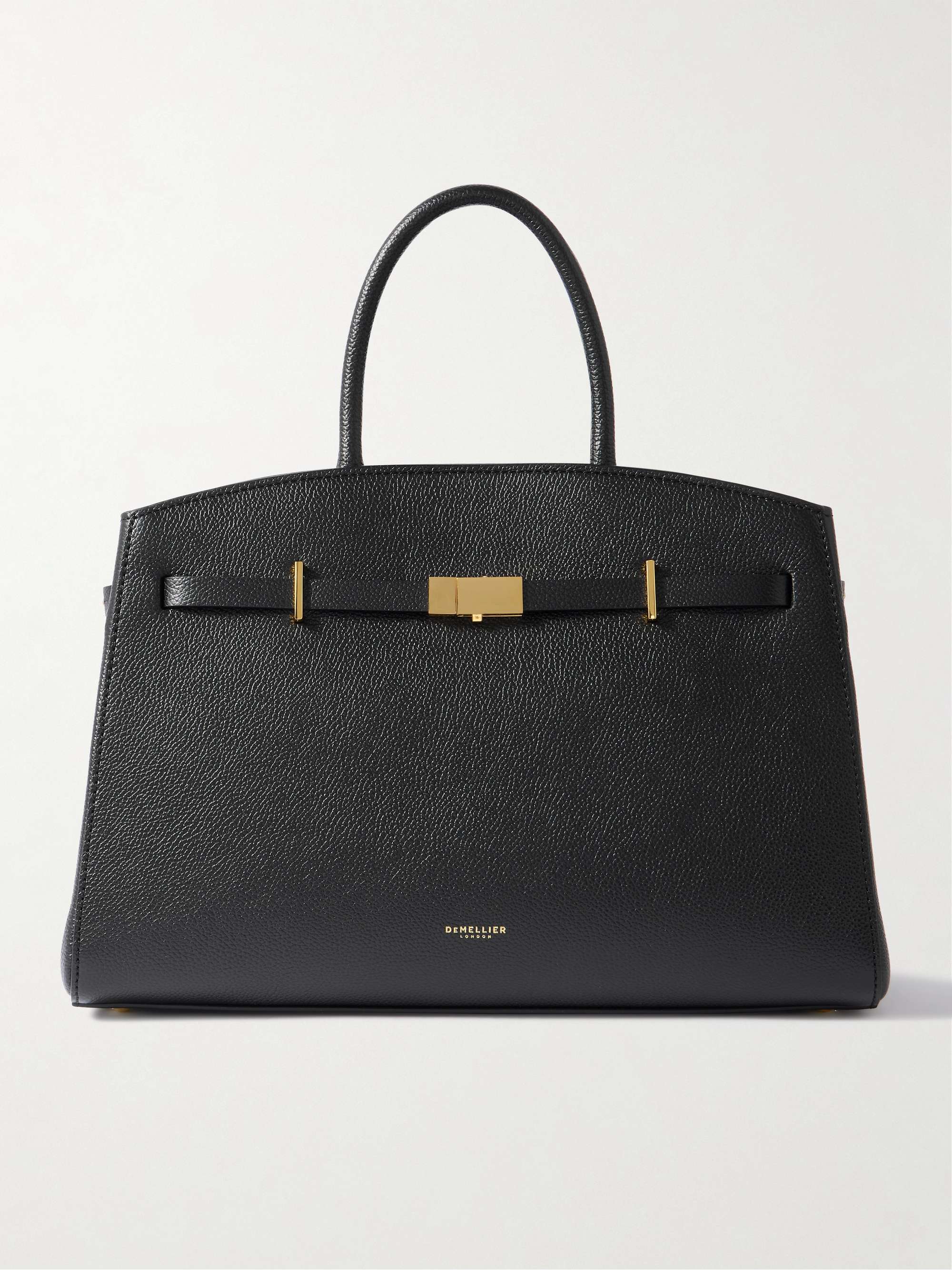 The Hudson Textured-Leather Tote