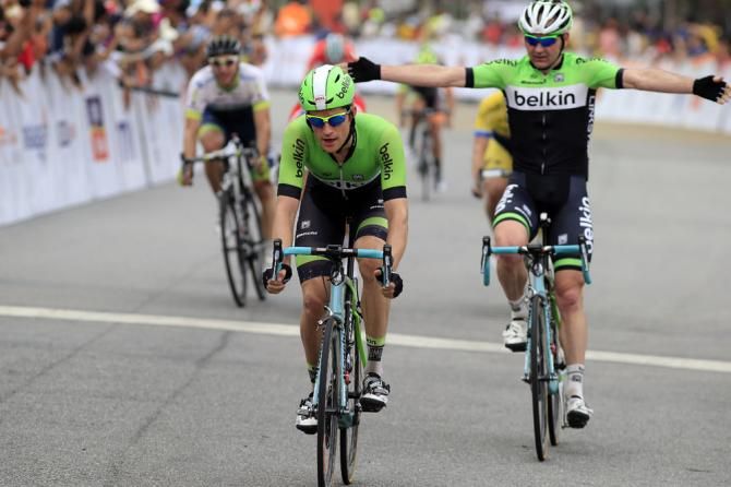 Theo Bos (Belkin) wins stage 2 in Langkawi