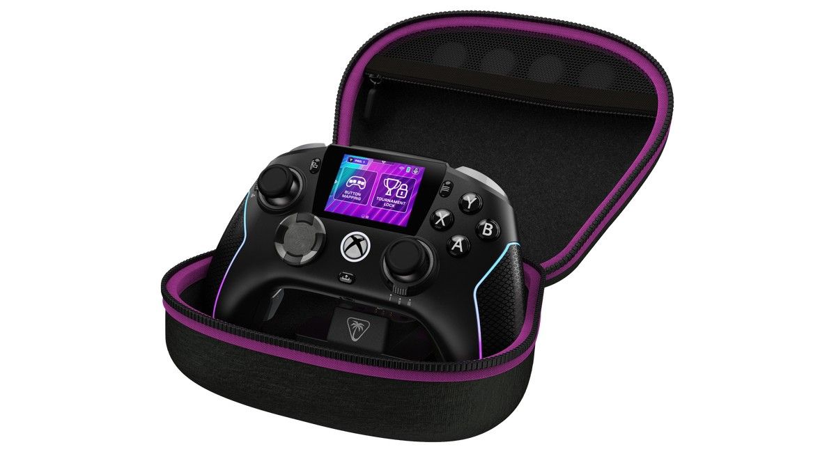Game controller with built in screen