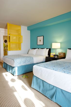 Hotel Erwin, Venice Beach, California bedroom