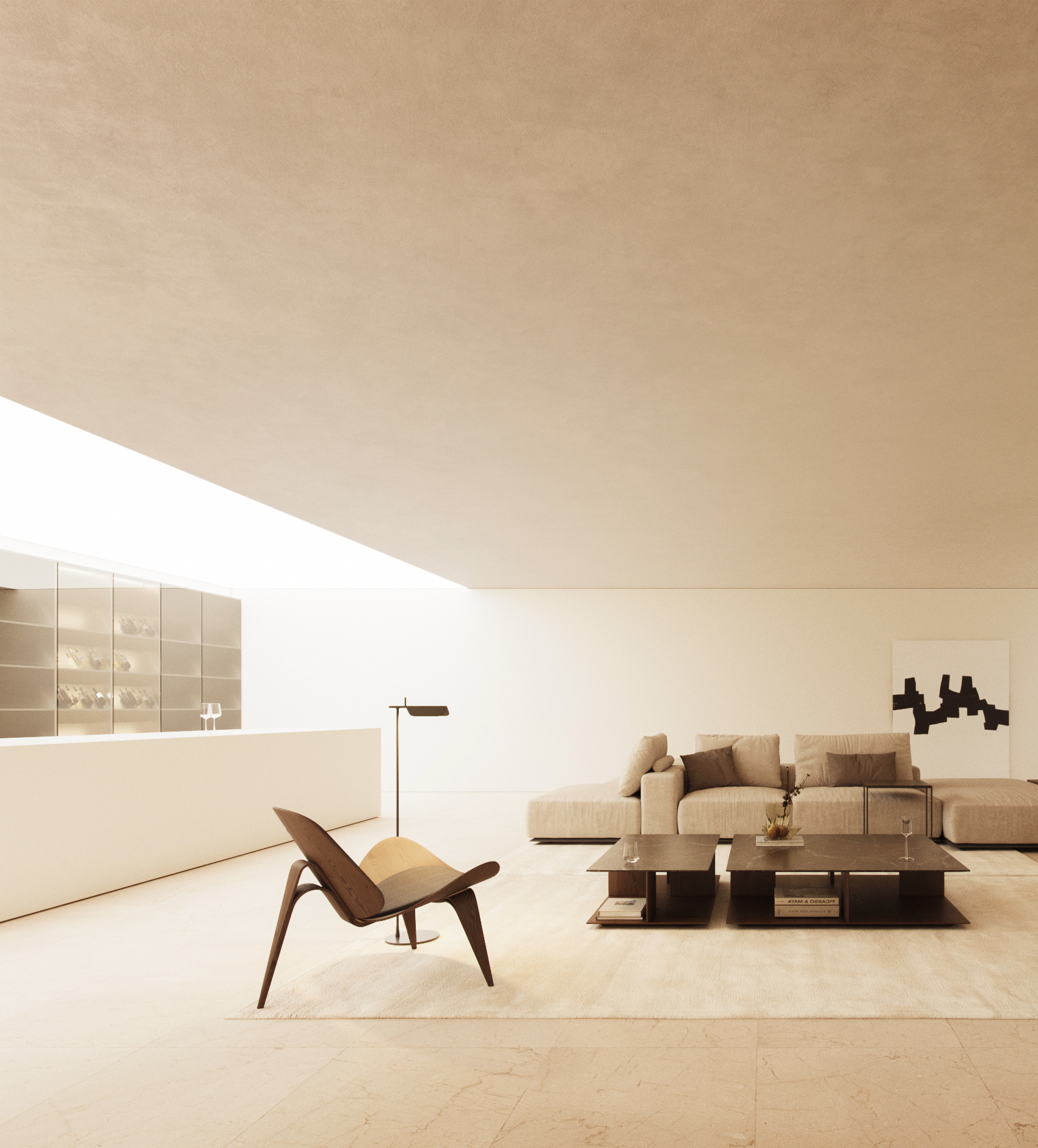 Villa Stern Sotogrande. Very clean lines, very modern living. Like something out of science fiction