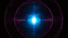 Computer generated image of a dense star formation (quark star)