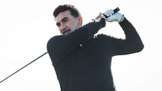 Yasir Al-Rumayyan takes a shot at the Alfred Dunhill Links Championship