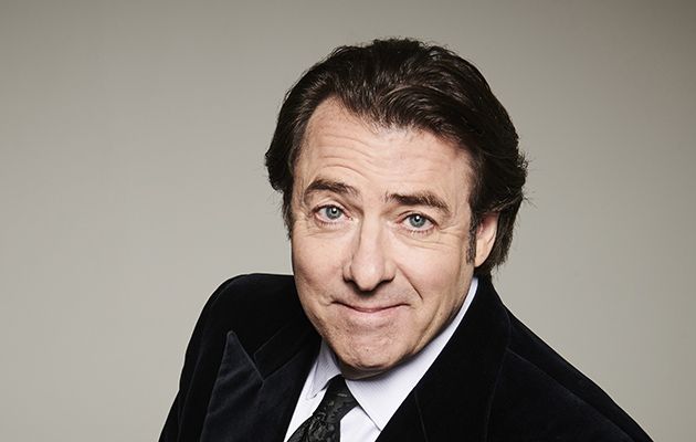 Jonathan Ross smiling as host of the Jonathan Ross show