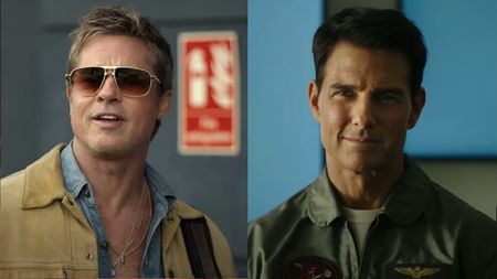 Brad Pitt in F1/Tom Cruise in top Gun Maverick