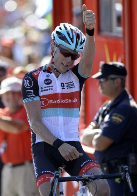 Chris Horner (RadioShack) takes the win on stage 3