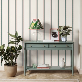 Scallop Stripe Wallpaper