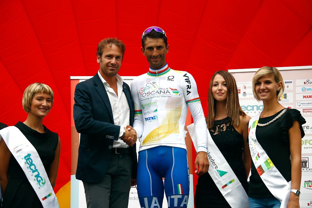 Daniele Bennati after placing third on stage 2 and winning the overall at Giro della Toscana
