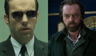 Hugo Weaving in The Matrix and Mortal Engines